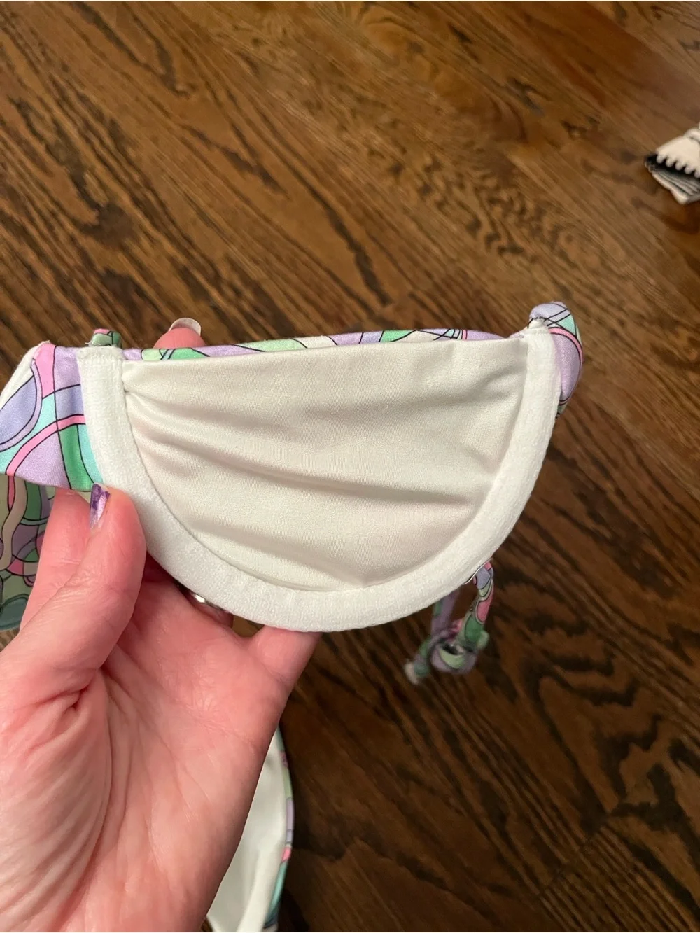 Frankie's Bikinis Maggie Top and Tia Bottoms in Vortex (Size XS Top & S Bottom)
